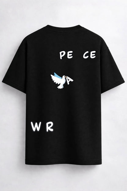 PEACE & WAR Oversized T-shirt