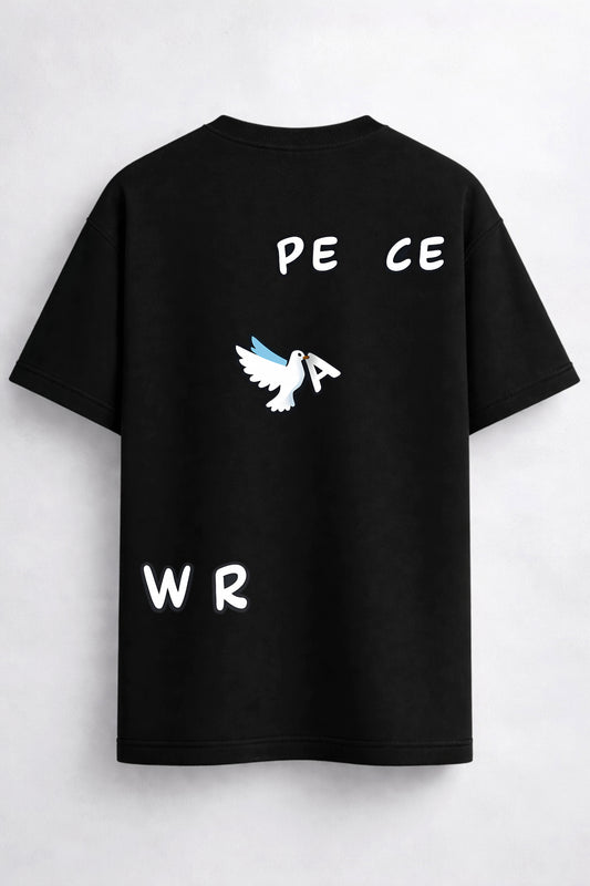 PEACE & WAR Oversized T-shirt