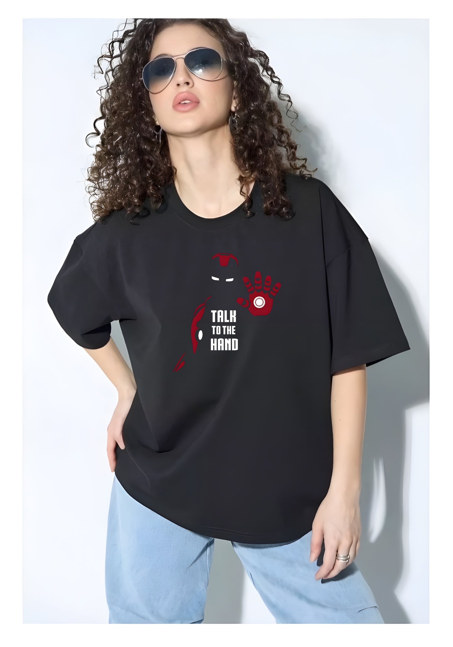 TALK TO THE HAND Oversized T-shirt